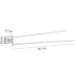 Portasalviette Tonga snodo bianco matt