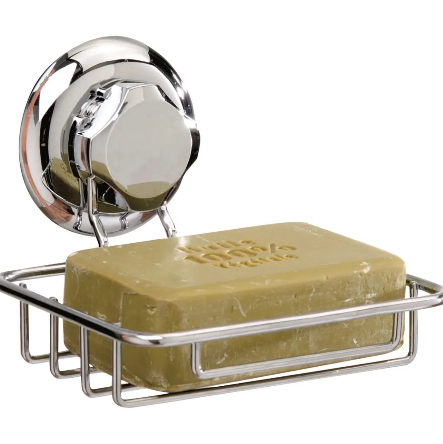 Portasapone bagno Best Lock Bath in metallo antiruggine cromo