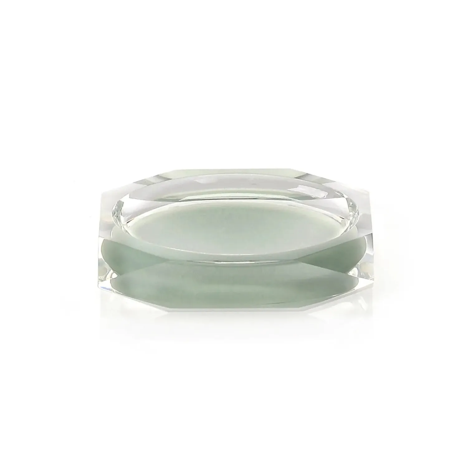 Portasapone bagno Chanelle in resina verde menta