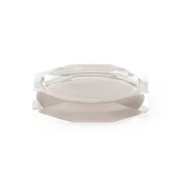 Portasapone bagno Chanelle in resina tortora chiaro