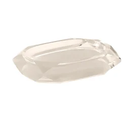 Portasapone bagno Chanelle in resina tortora chiaro
