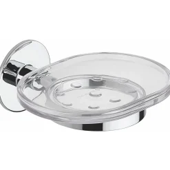 Portasapone bagno serie Wind in San e acciaio inox cromo