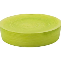 Portasapone bagno Sole in resina verde