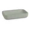 Portasapone bagno Ylenia in resina verde salvia matt