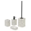 Portasapone bagno Zoe in resina bianco