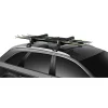 Portasci da tetto per auto SkiClick 4 paia nero