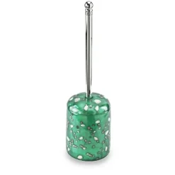Portascopino bagno Caribe H 30 cm verde