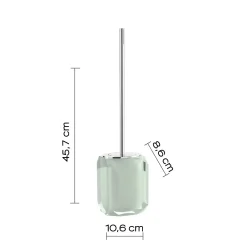 Portascopino bagno Chanelle H 45,7 cm verde menta