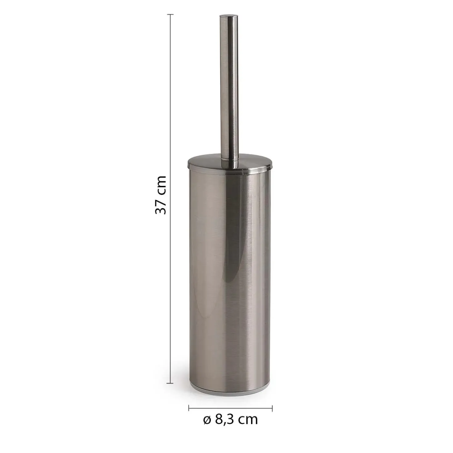 Portascopino bagno Fuji H 37 cm cromato