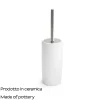 Portascopino bagno Kelly H 40 cm bianco