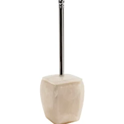 Portascopino bagno Madreperla H 40 cm bianco