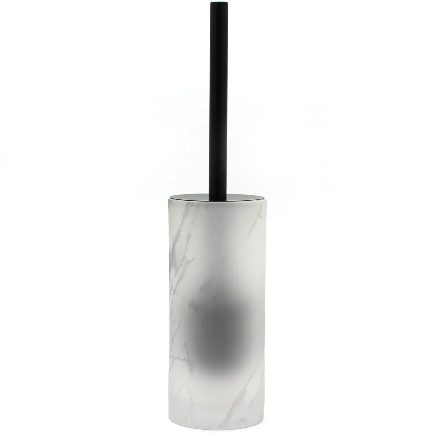 Portascopino bagno Marmor H 20,1 cm vetro satinato
