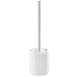 Portascopino bagno Plissè H 40 cm bianco