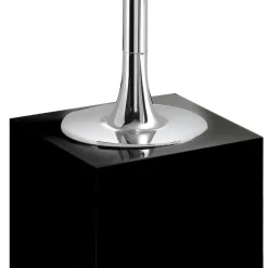 Portascopino bagno Sofia H 43,7 cm nero opaco