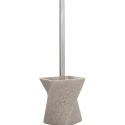 Portascopino bagno Stone H 38,5 cm effetto pietra