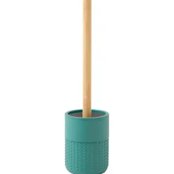 Portascopino bagno Thea H 35 cm verde opaco