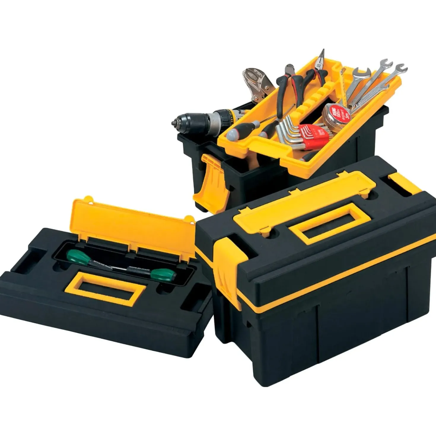 Portautensili Pro Tool Chest 15 nero-giallo