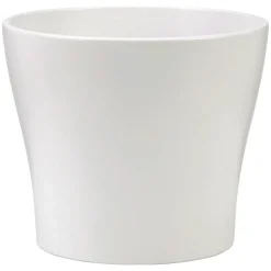 Portavaso da interno Scheurich 808 Ø 15 cm Panna