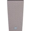 Portavaso Prosperplast effetto rattan 33x33x61 cm moka