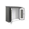 Porte per legnaia Biohort WoodStock 230 grigio quarzo