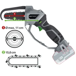 Potatore a batteria LUX A-EAS-20/156 - Solo corpo macchina