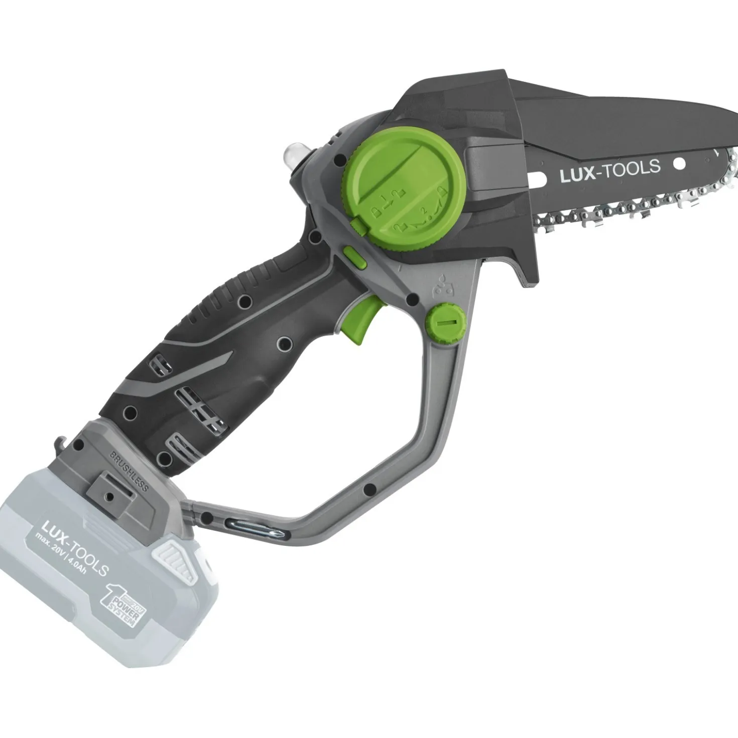 Potatore a batteria per rami LUX-TOOLS 1 PowerSystem A-EAS-20/154 20V