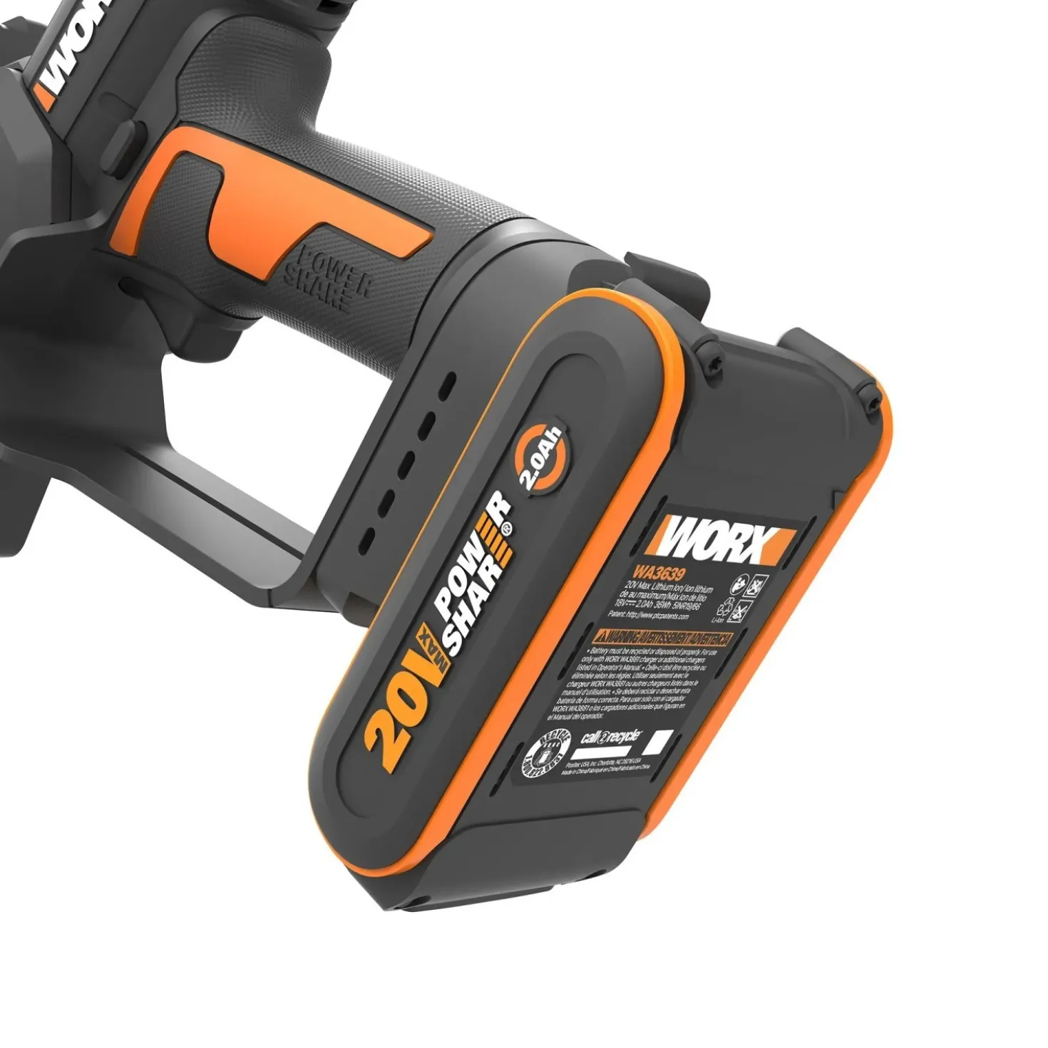 Potatore a batteria WG327E Worx 20V- 2AH 15 cm