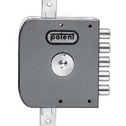 POTENT serratura triplice dx chiave DM E.60 mm int. 23,5 mm