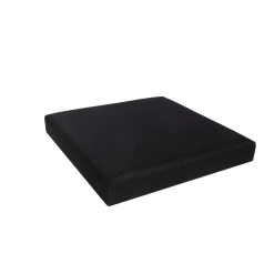 Pouf contenitore Nanou 38x38x38 cm nero