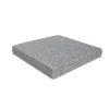 Pouf contenitore pieghevole tessuto grigio chiaro 38x38 cm