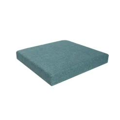Pouf contenitore pieghevole tessuto verde 38x38 cm