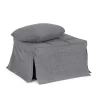 Pouff letto 1p Barney grigio scuro
