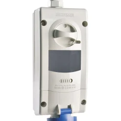 Presa da parete disp.blocco e base portafusibili 16 A 2P+T 200/250 V