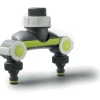 Presa rubinetto G.F. doppia uscita filetto 3/4" - Lime