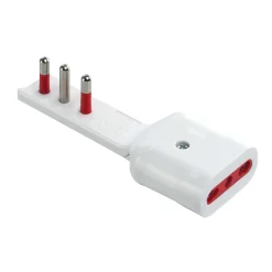 Presa salvaspazio piatta Sonepar 10A Bianco