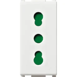 Presa Vimar Plana 2P+T 16A P17/11 bianco