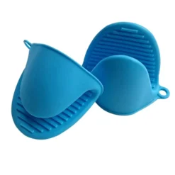 Presine in silicone azzurro 2 pz