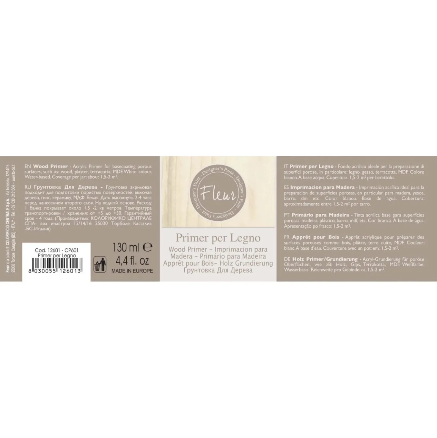 Primer Fleur P01 legno 130 ml