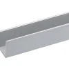Profilo a U anodizzato 1 m 15x10 mm alluminio naturale opaco