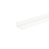 Profilo angolare 2 m 10x10 mm alluminio bianco
