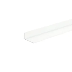 Profilo angolare 2 m 10x10 mm alluminio bianco