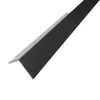 Profilo angolare 2,6 m 10x10 mm alluminio fumo di Londra