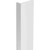 Profilo angolare a L 2,6 m 20x10 mm in pvc bianco opaco