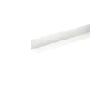 Profilo angolare a L 1 m 30x30 mm in pvc bianco opaco