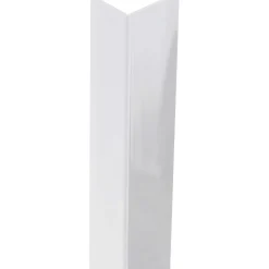 Profilo angolare a L 1 m 30x30 mm in pvc bianco opaco