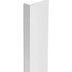 Profilo angolare a L 2,6 m 40x10 mm in pvc bianco opaco