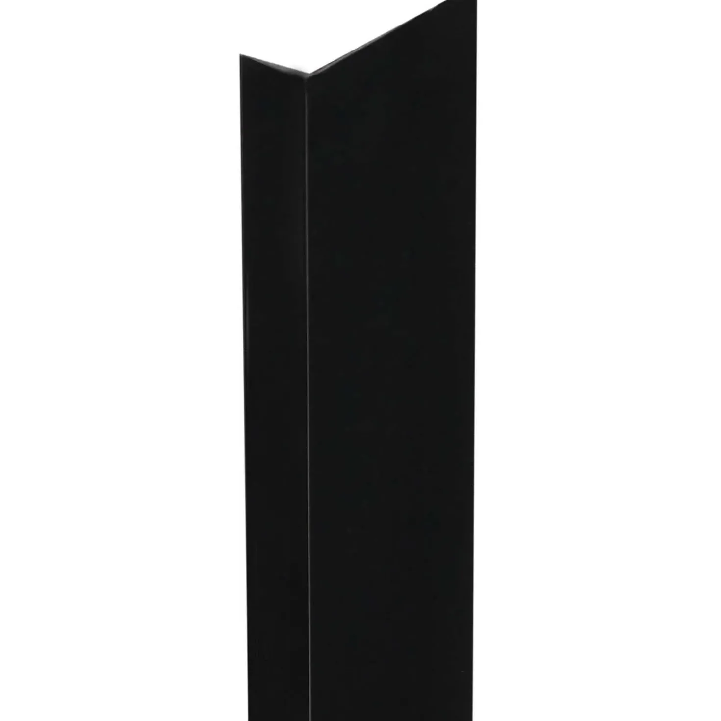Profilo angolare a L 2,6 m 30x20 mm in pvc nero opaco