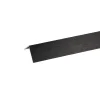 Profilo angolare a L 2 m 20x10 mm nero spazzolato