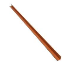 Profilo angolare in metallo verniciato 4x4x200 cm sp 6/10 terracotta