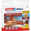 Profilo "D" marrone 6 m x 9 mm